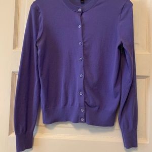 J. Crew purple cardigan *REPOSH*